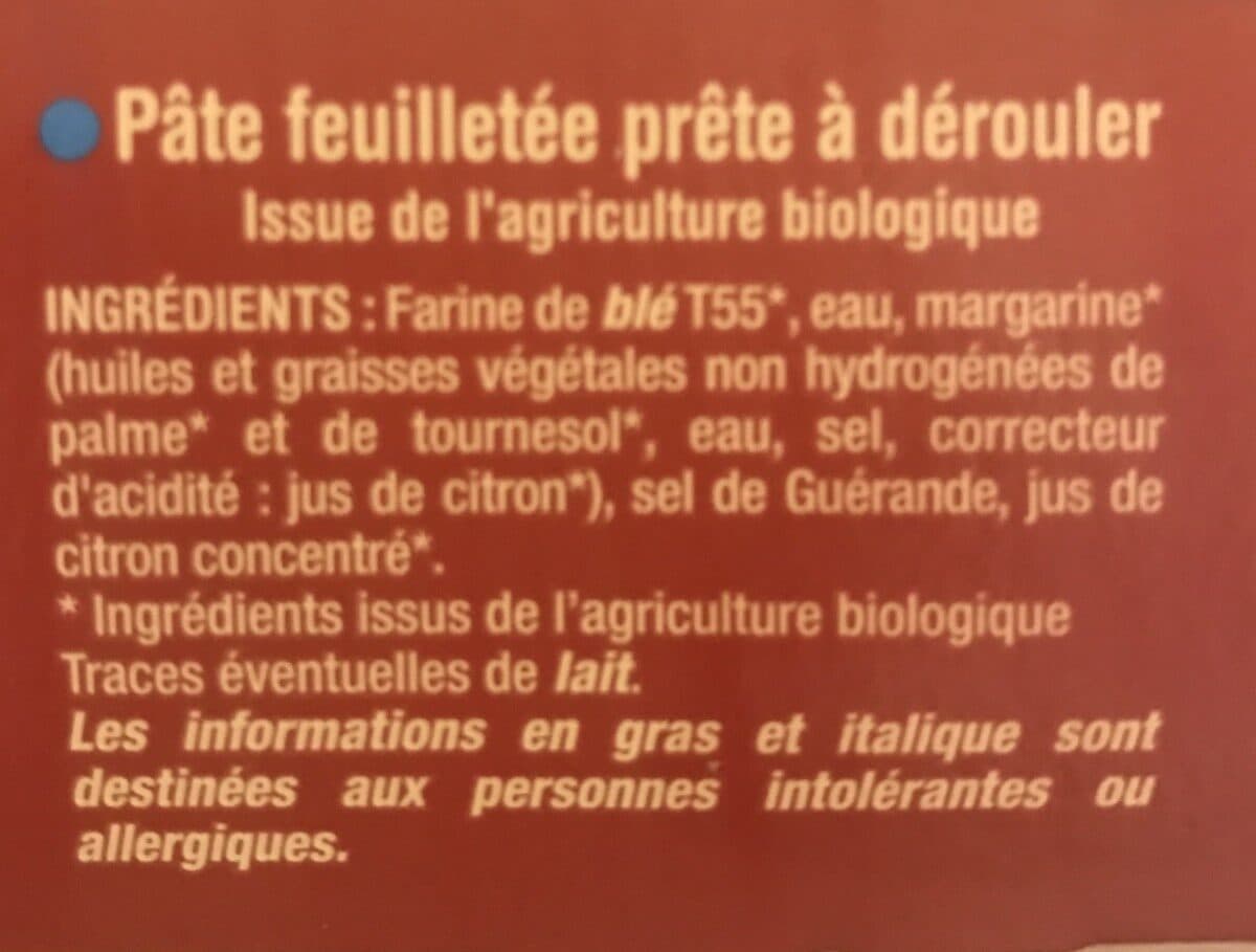 Naturalia Pâte feuilletée packshot