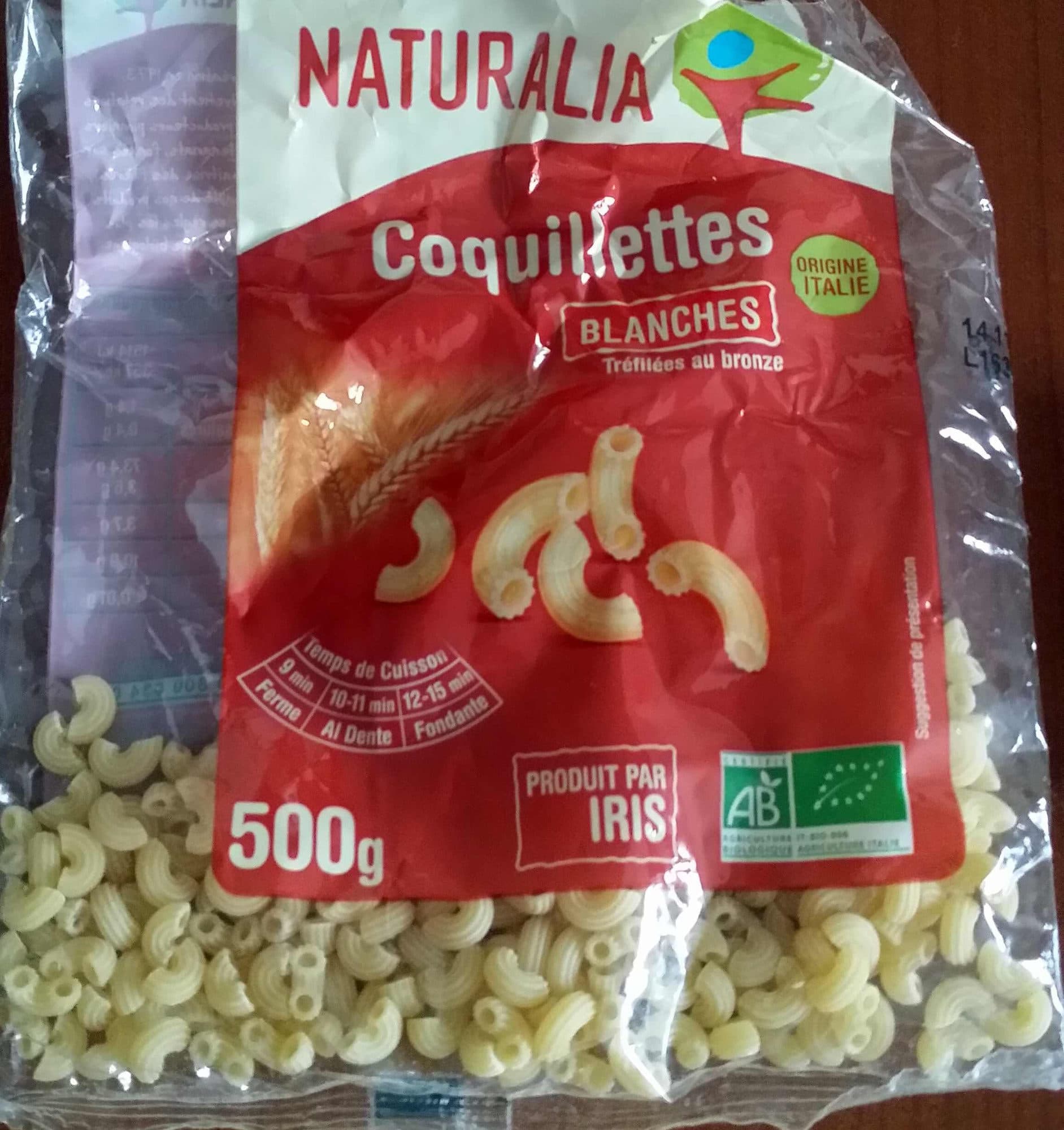 Iris Coquillettes blanches packshot