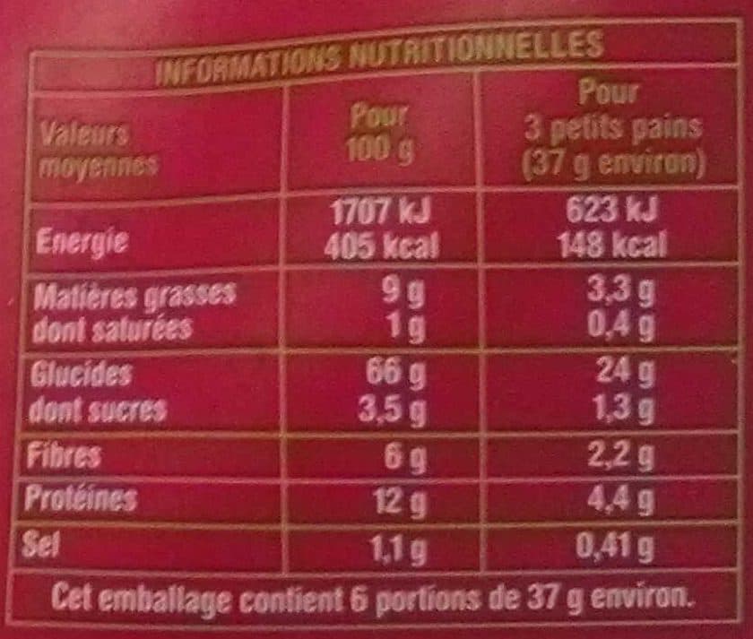 Naturalia Petits pains grillés multi céréales packshot