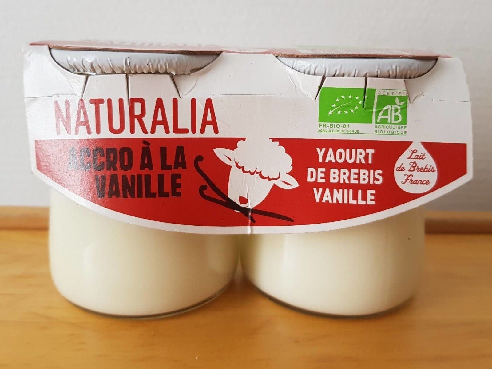 Naturalia Yaourt de brebis Vanille packshot