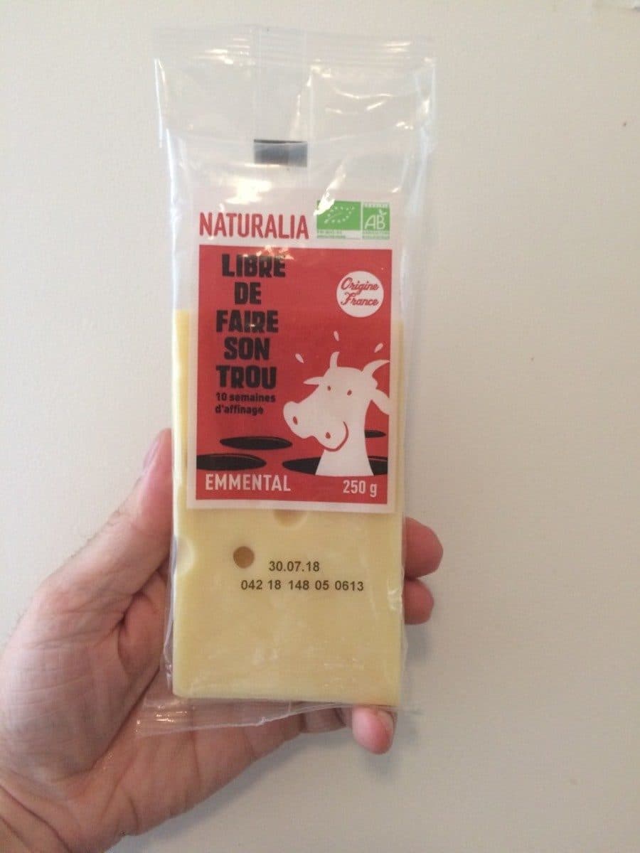 Naturalia Emmental - Fromage à pâte pressée packshot