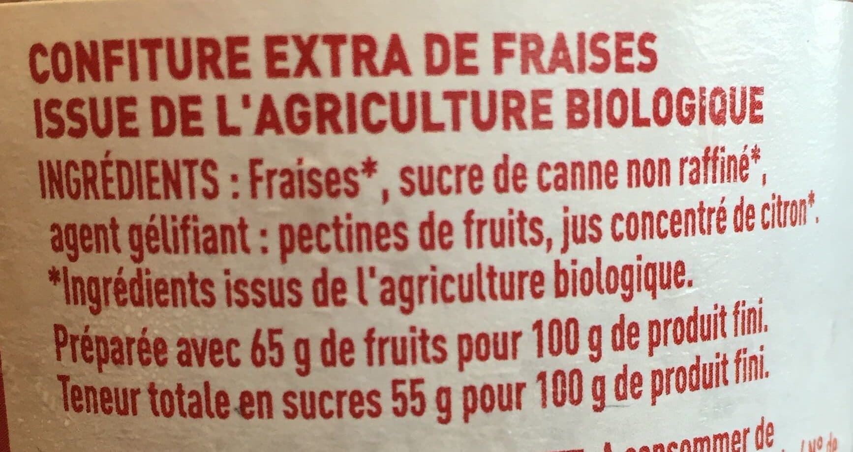 Naturalia Confiture extra fraises packshot
