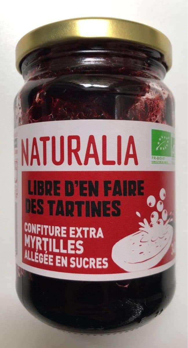 Naturalia Confiture extra myrtilles packshot