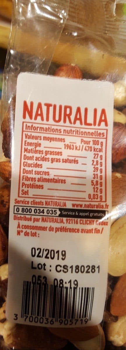 Naturalia Oui au mélange packshot