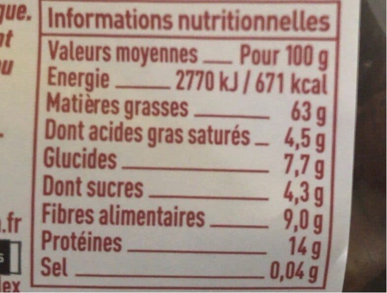 Naturalia Noisettes packshot