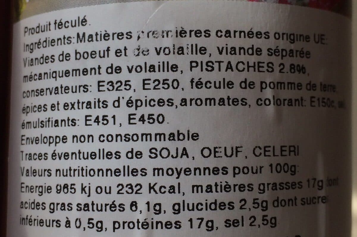 André Krief Saucisson Tunisien packshot