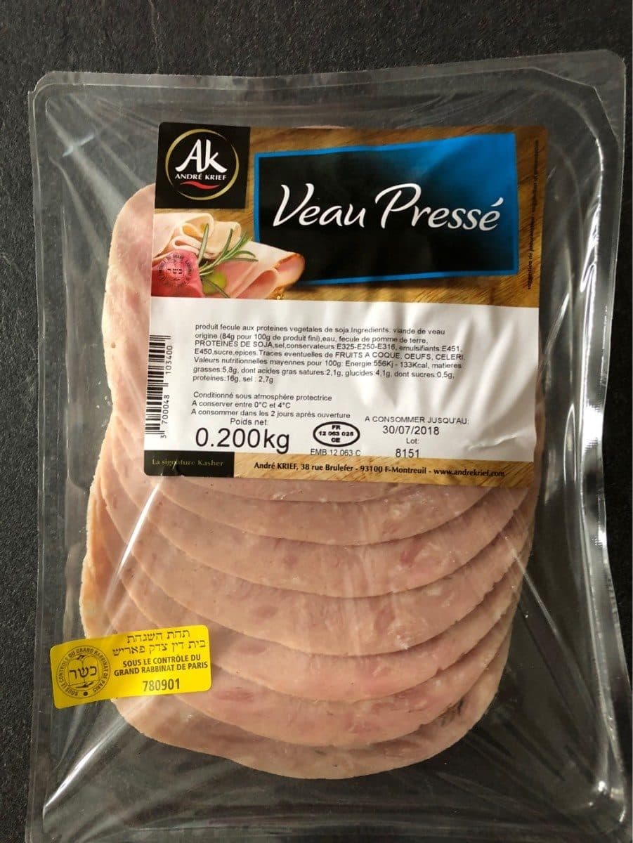 André Krief Veau Pressé packshot