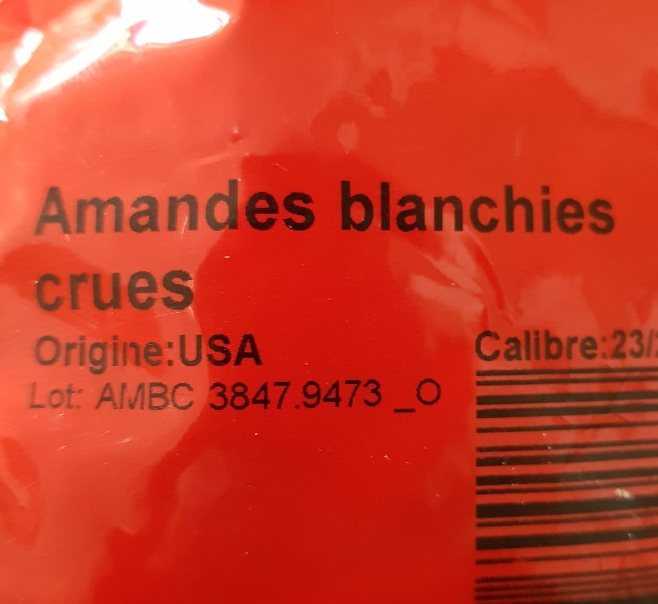 O'Régal Amandes blanchies packshot