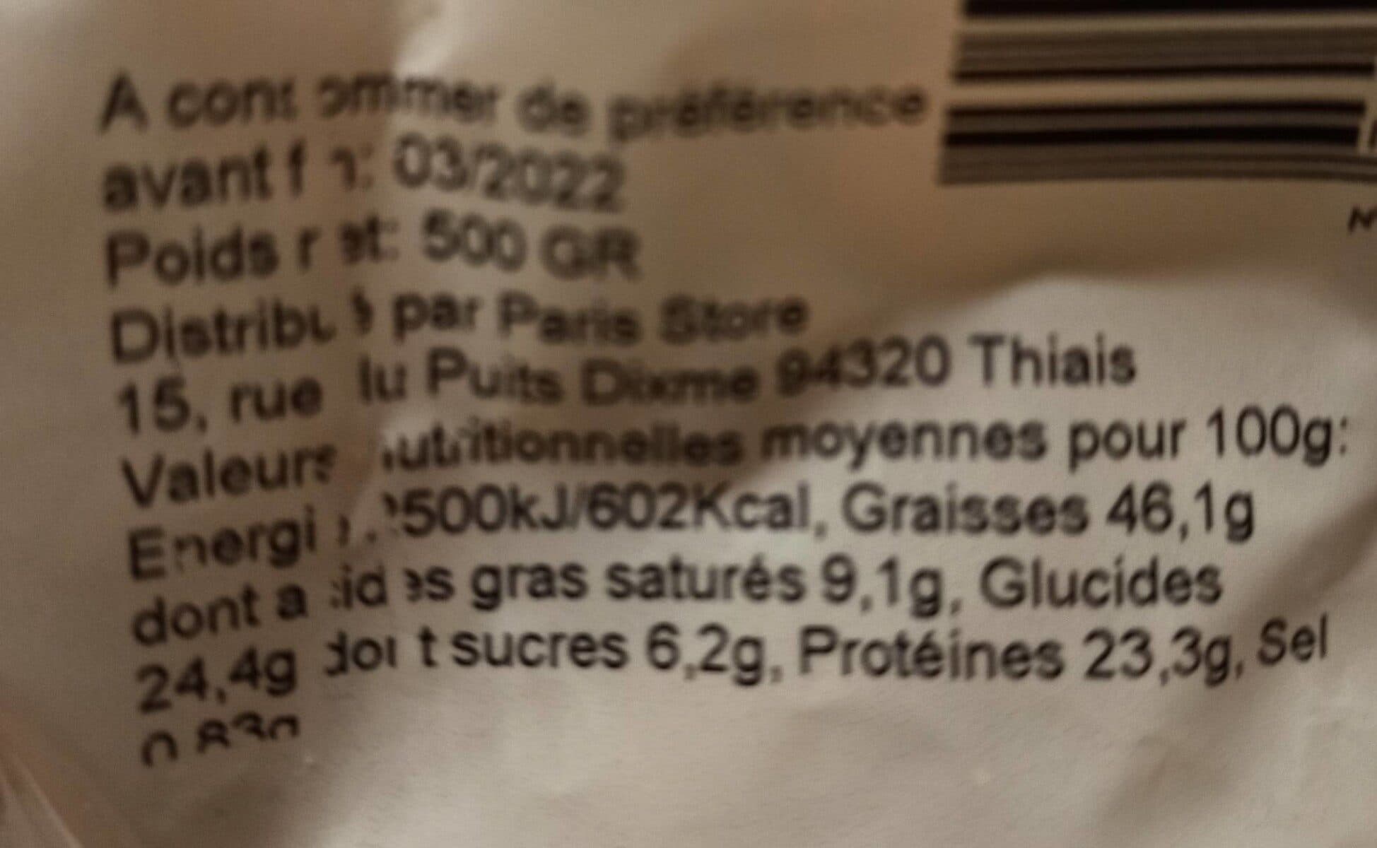 Open Food Facts Noix De Cajou packshot