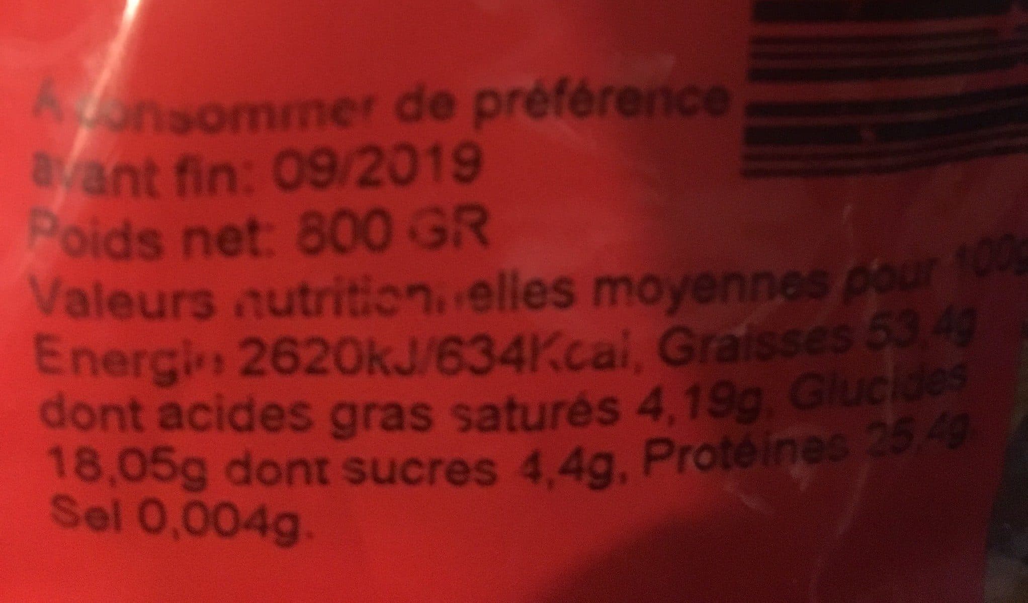 O'Régal Amandes nonpareil packshot
