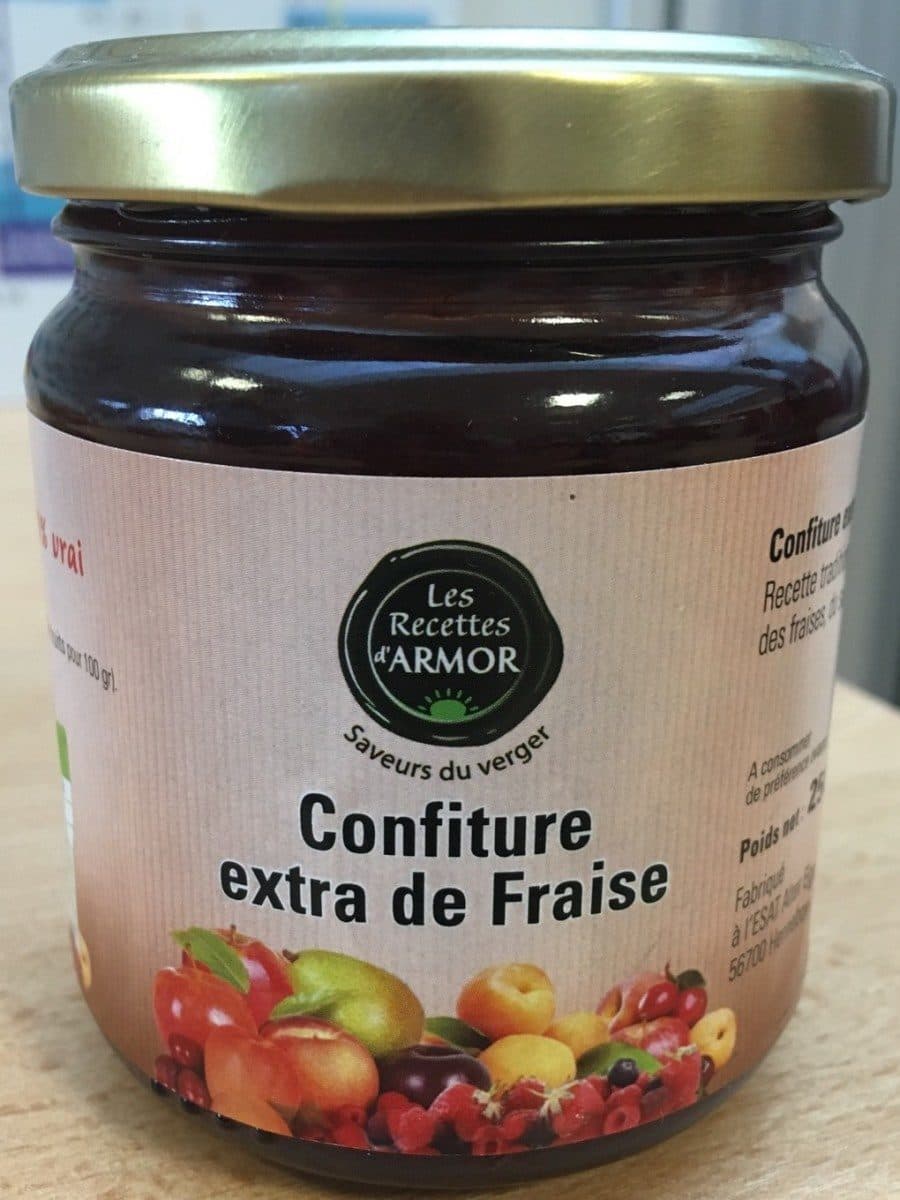 Open Food Facts Confiture extra de fraise packshot