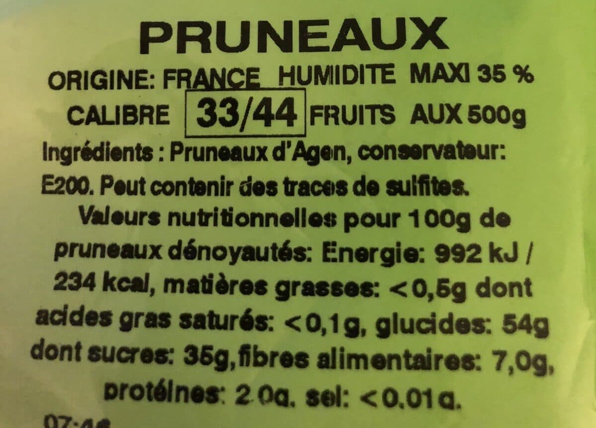Arev Pruneaux packshot