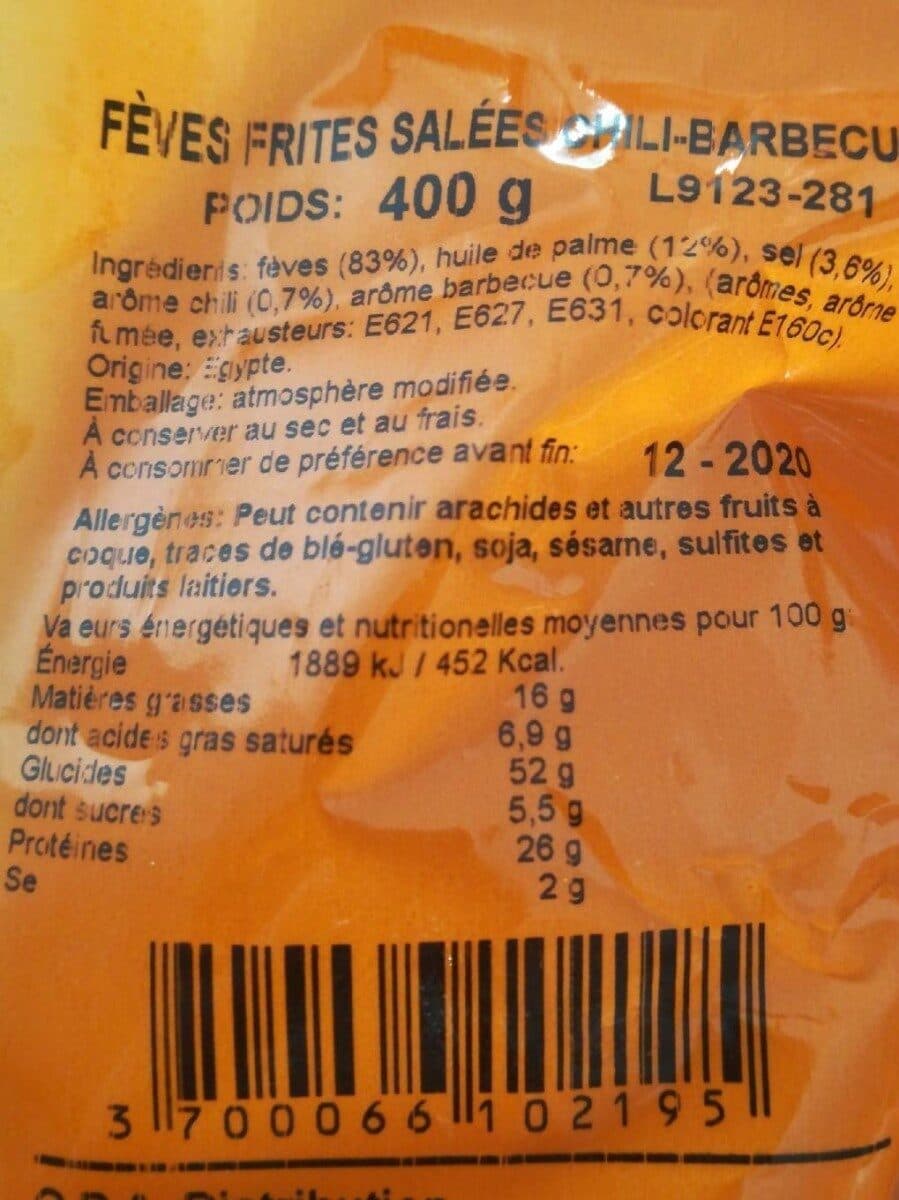 Arev Fèves frites et salées chili - barbecue packshot
