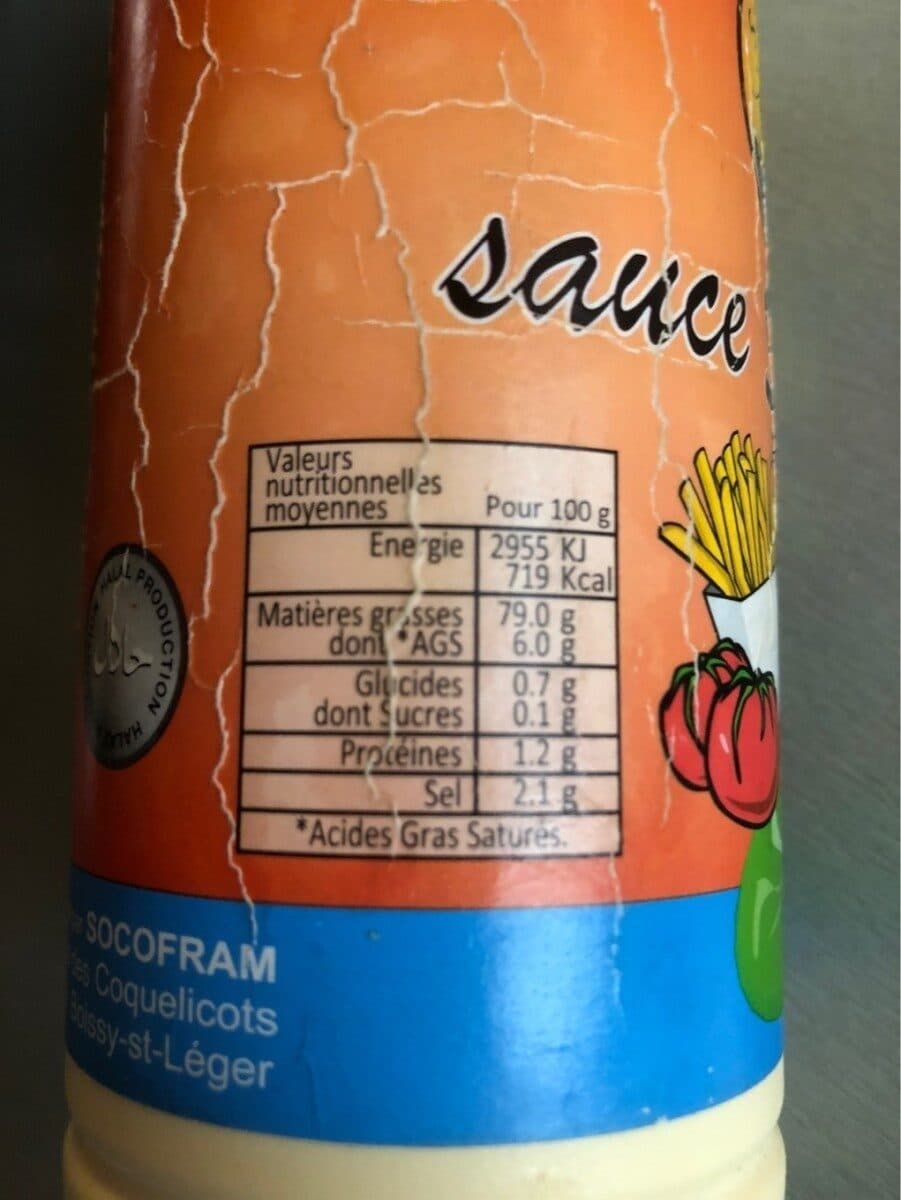 Open Food Facts Sauce Samourai Sofram 500 ML X 12 Arev packshot