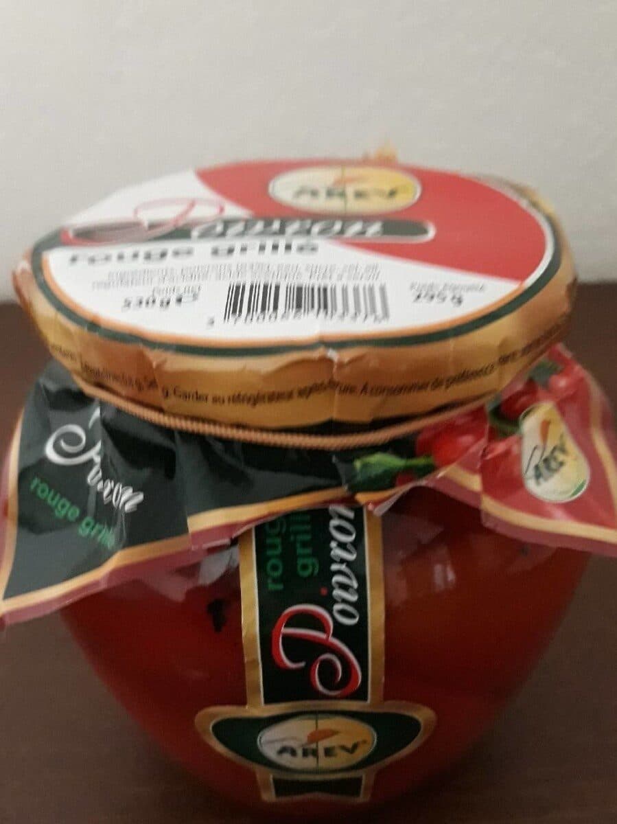 Arev Poivron Rouge Grille 580 ML X 12 Arev packshot