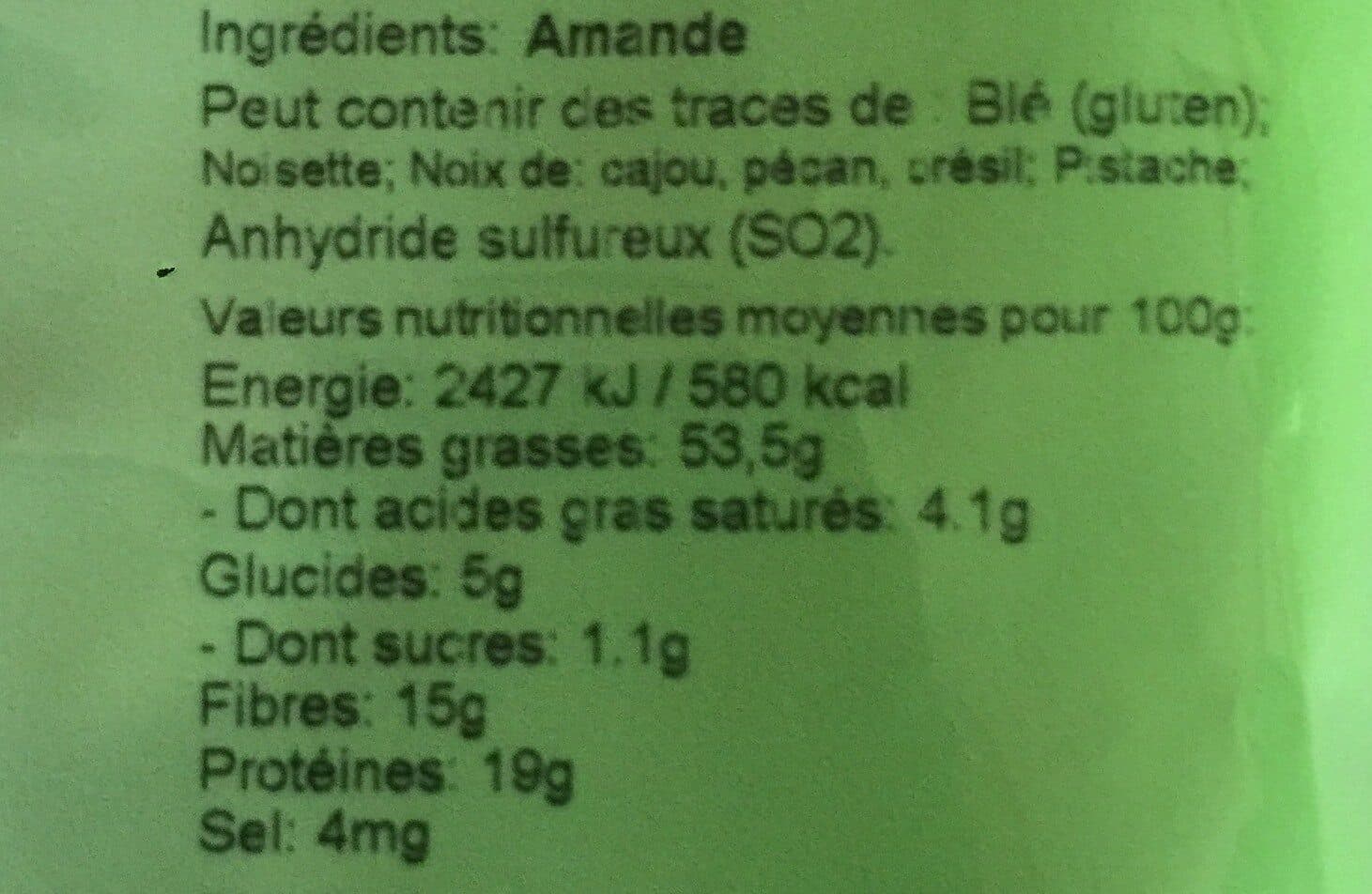Arev Amande décortiqué carmel packshot