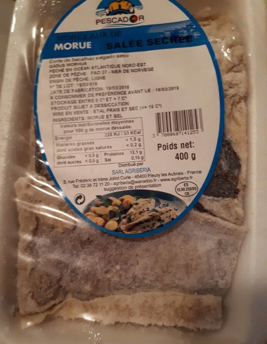 Open Food Facts Morue packshot