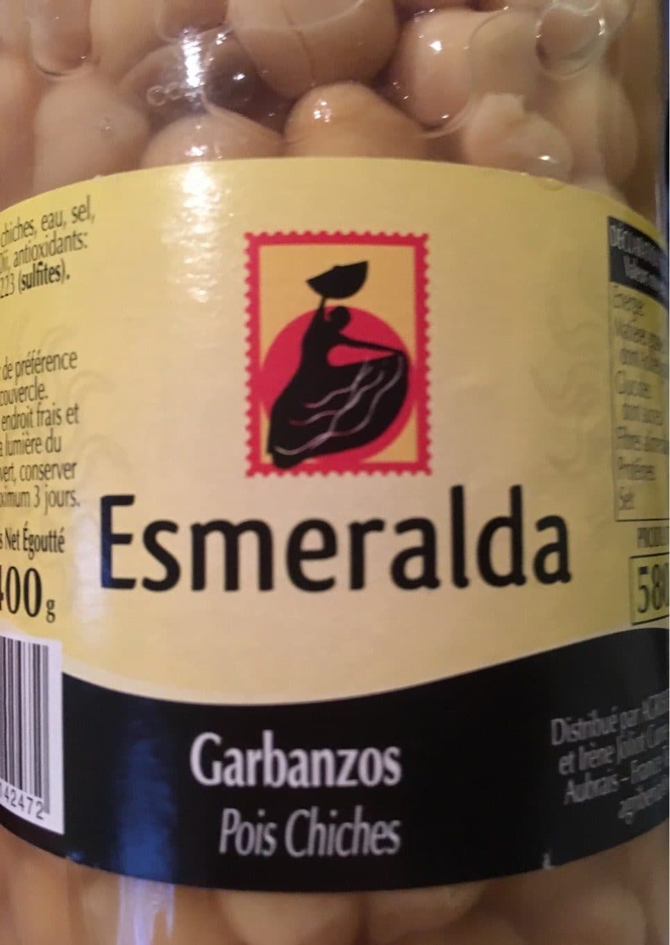 Esmeralda Pois chiches packshot