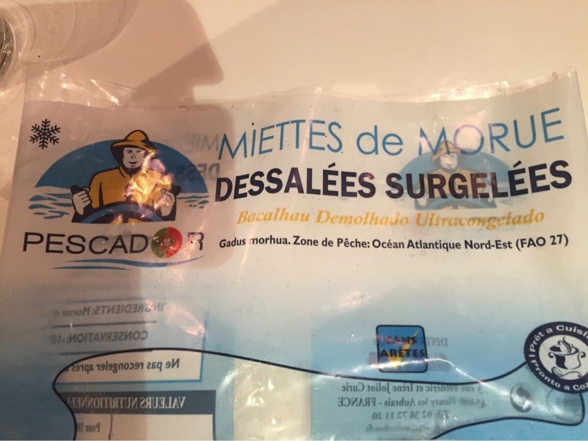 Open Food Facts Miettes de morue packshot