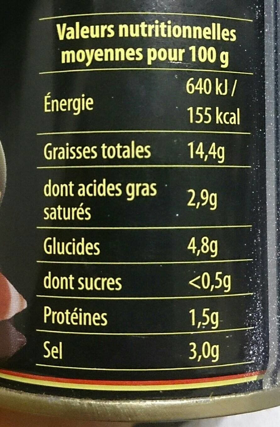 Esmeralda Olives vertes farcies à la pâte de jambon packshot