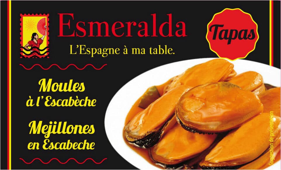 Esmeralda Moules à l’escabèche packshot