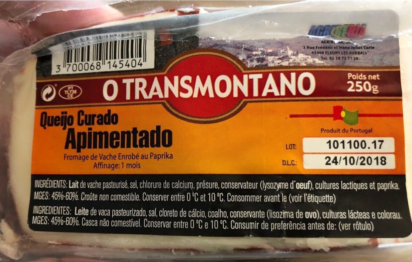 Agriberia Queijo Curado Apimentado packshot