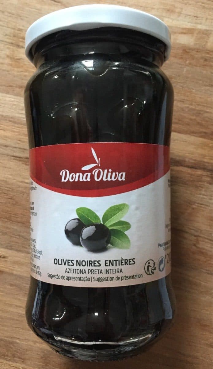 Open Food Facts Olives noires entières packshot