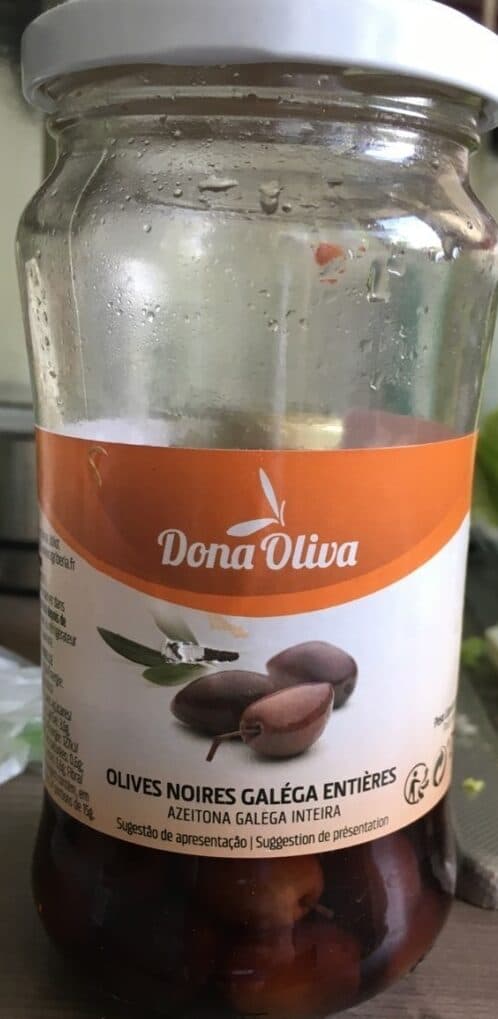 Dona Oliva Olives noires Galéga entières packshot
