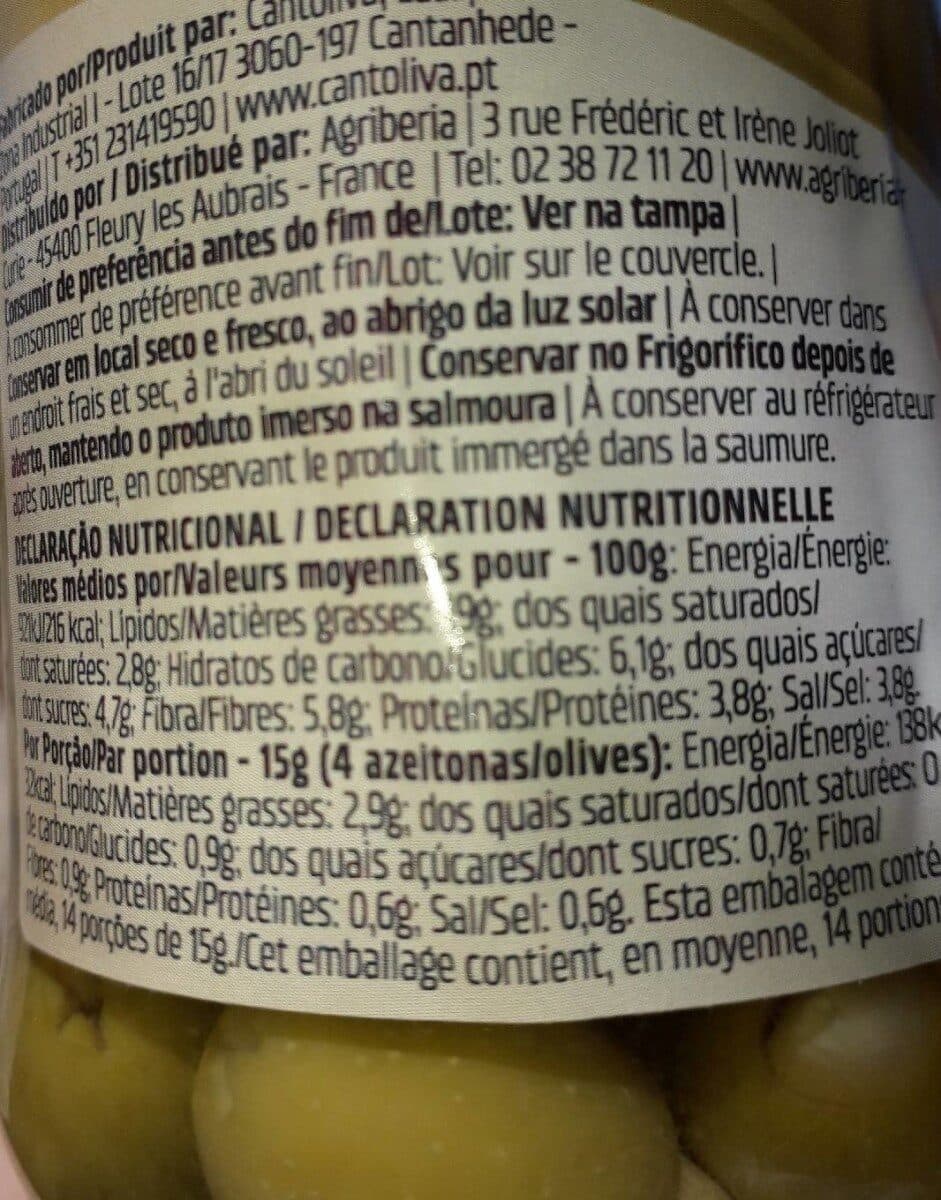 Dona Oliva Olives vertes farcies aux amandes packshot