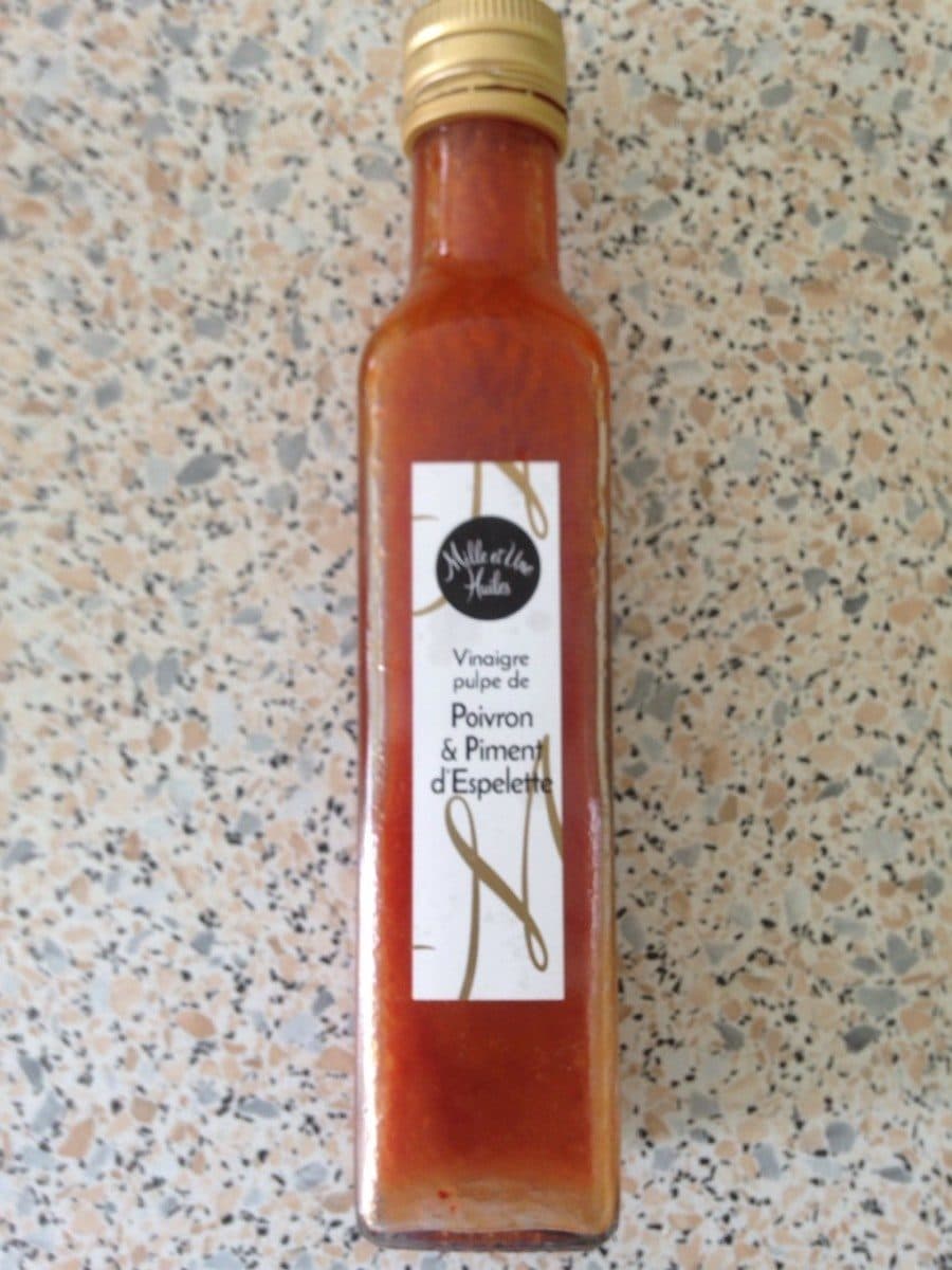 Open Food Facts Vinaigre pulpe de poivron & piment d'Espelette packshot