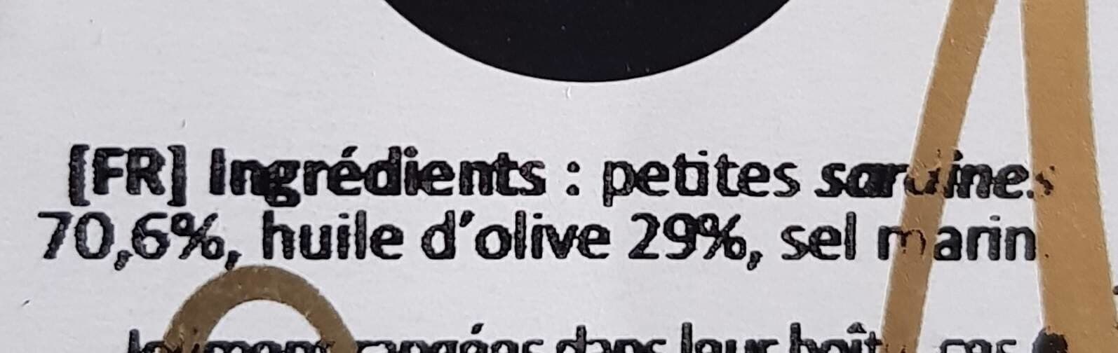 Mille et une huiles Petites Sardines packshot