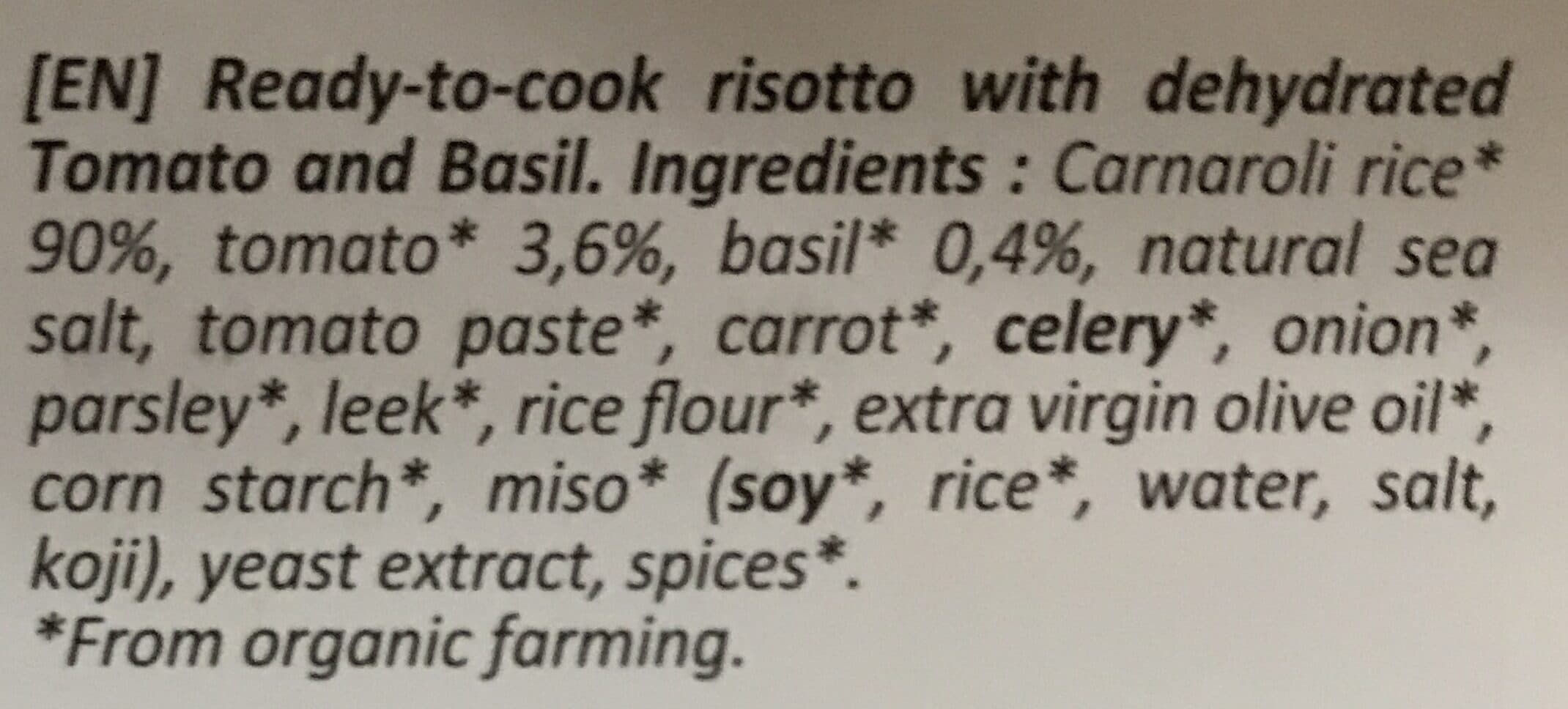 Mille Et Une Huiles Risotto tomates et basilic packshot