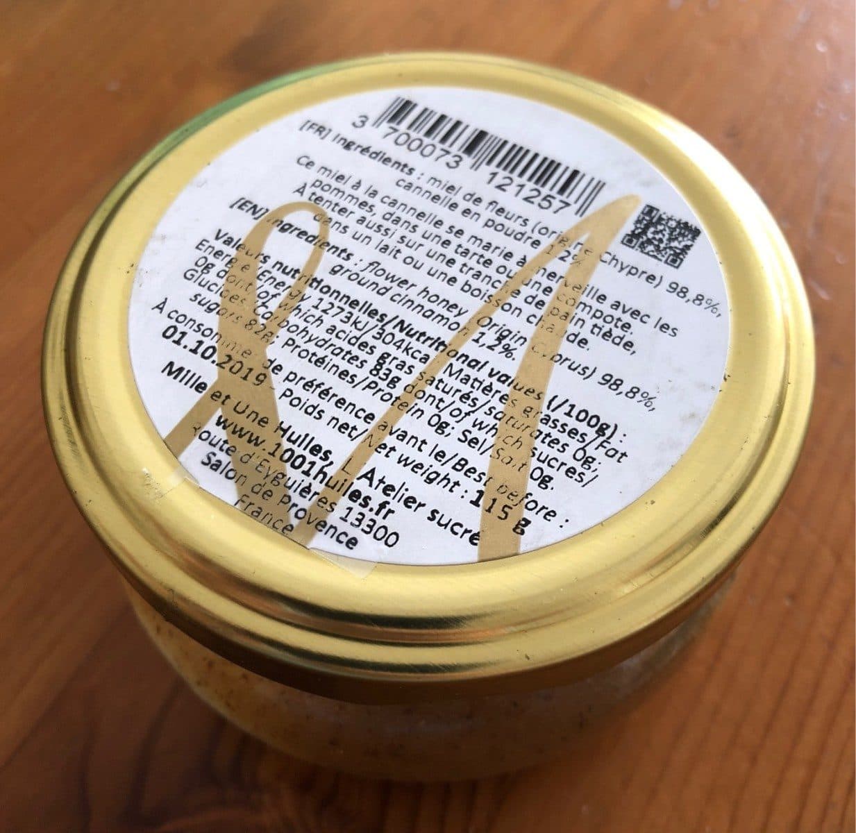Mille et Une Huiles Miel & canelle packshot