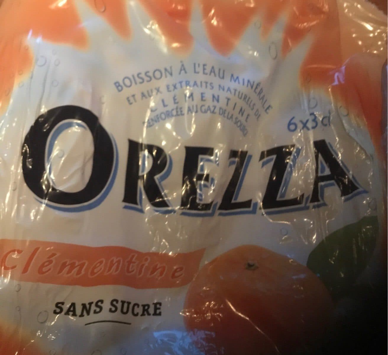 Open Food Facts Eau gazeuse orezza packshot