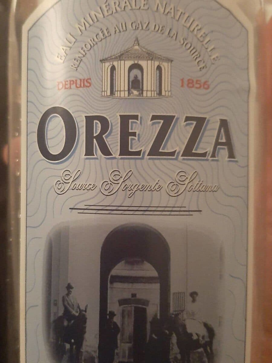 Orezza Eau minérale naturelle packshot