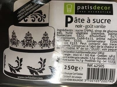 Patis decor Pate a sucre packshot