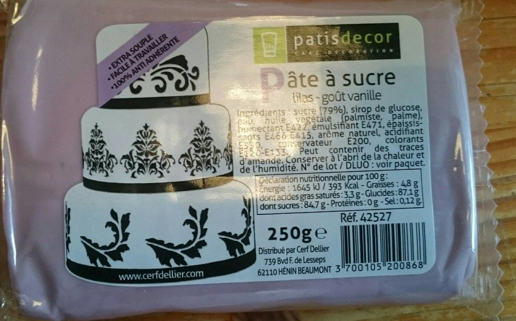 Patisdécor Pâte à sucre packshot