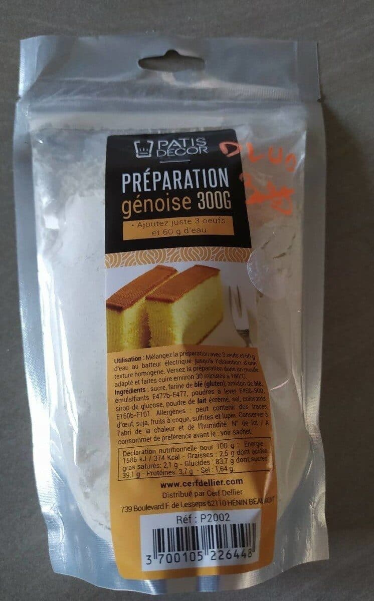 Patisdecor Preparation génoise packshot