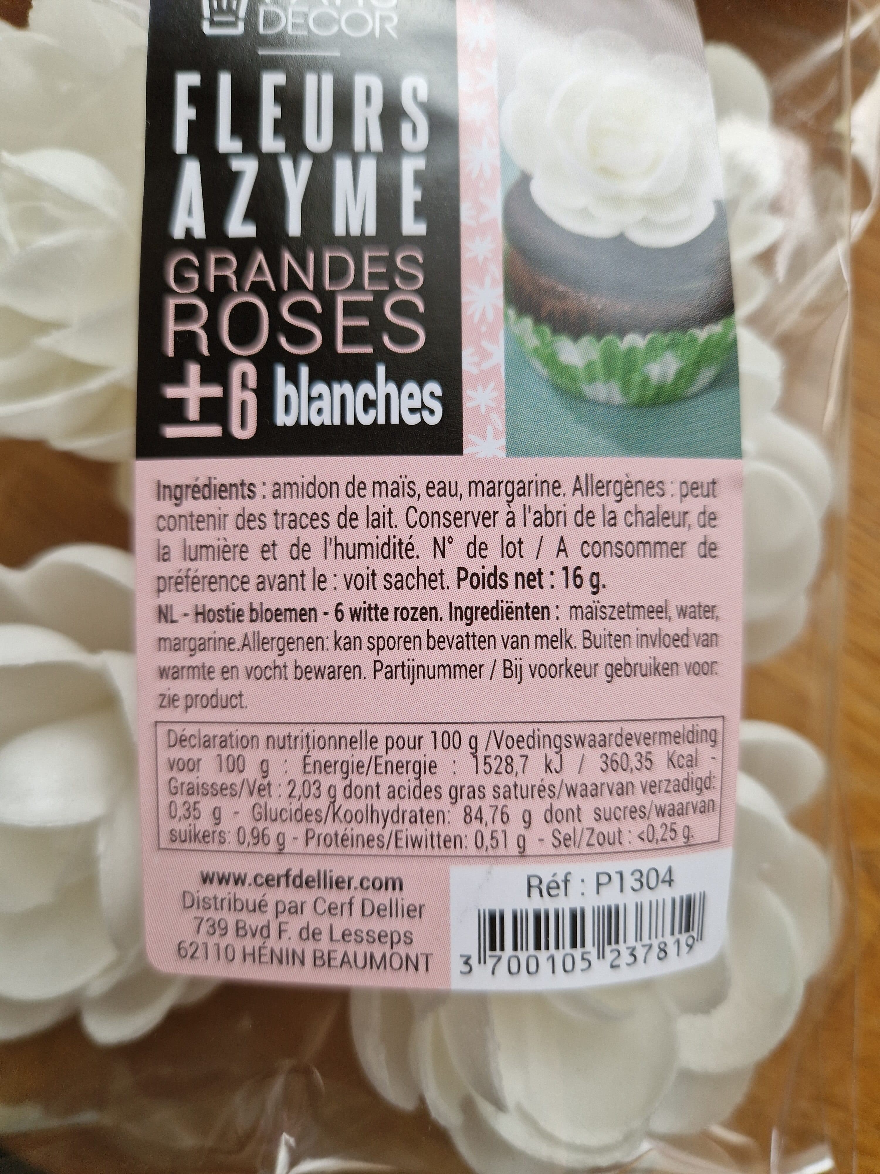 Patisdecor Fleur azyme packshot
