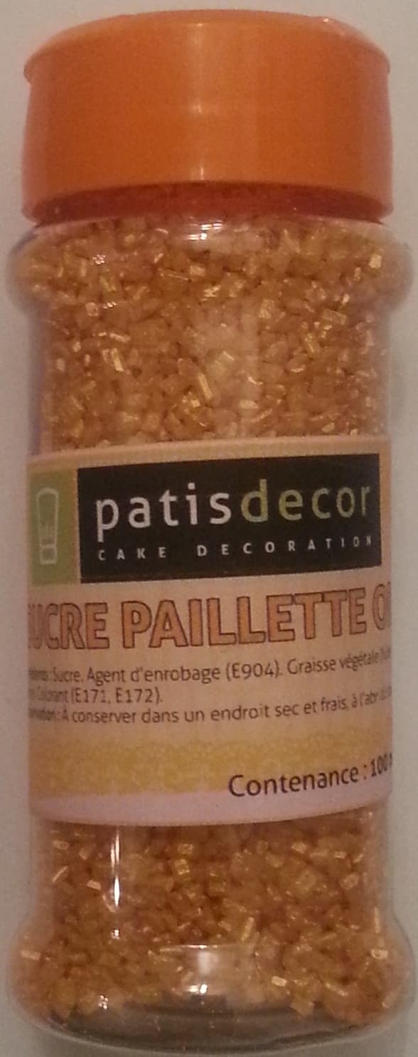 Patisdecor Sucre Paillette Or packshot