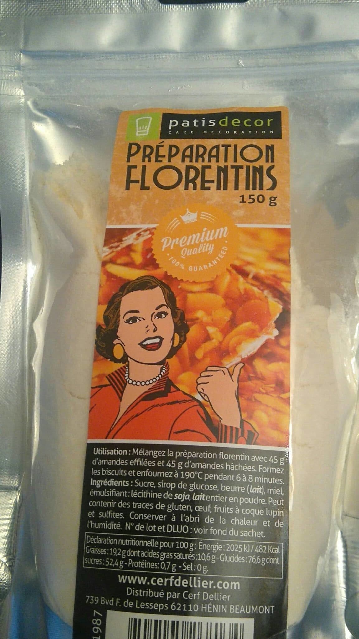 Patisdecor Préparation florentins packshot