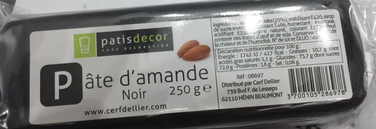 Patisdecor Pate d'amande packshot