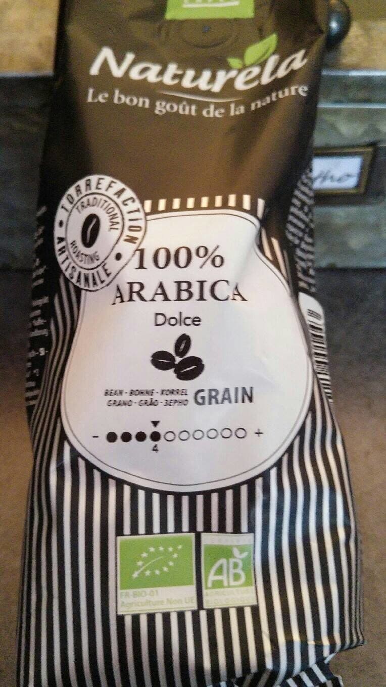 Naturela Café Pur Arabica en grains packshot