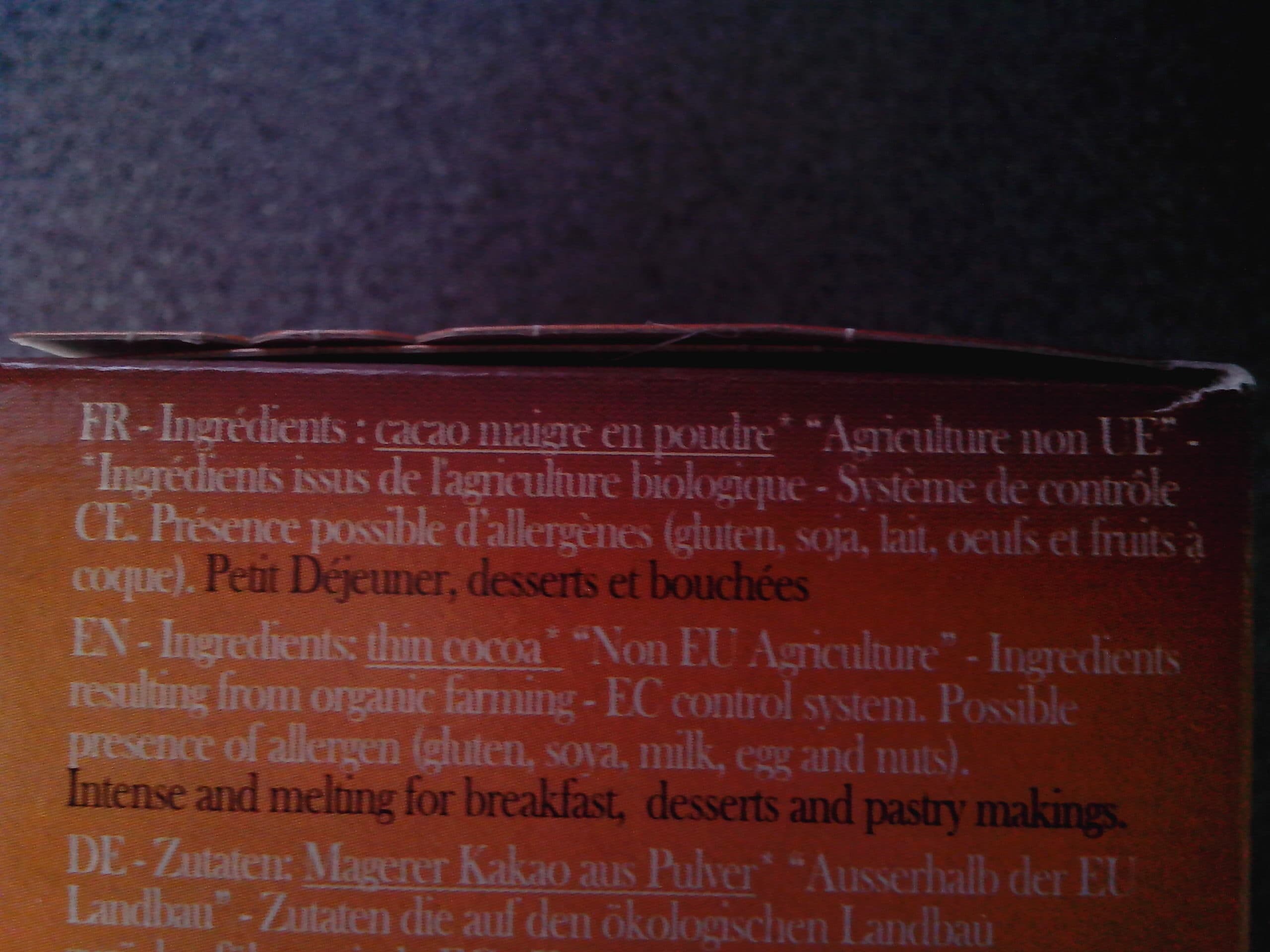DESTINATION DESTINATION CACAO packshot