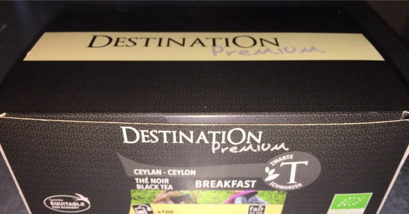 Destination The NOIR CEYLAN ANGLAIS BREAKFAST packshot