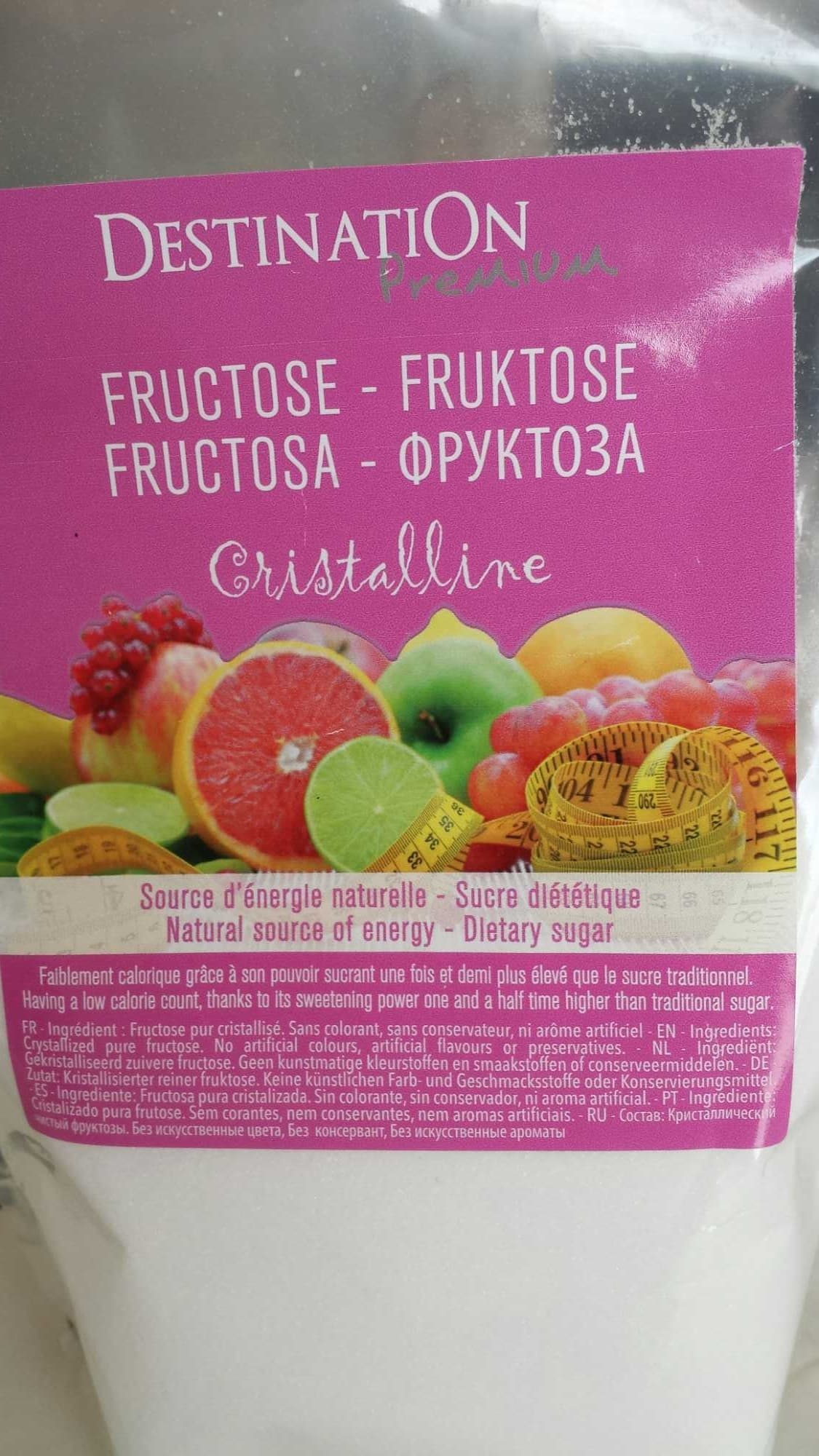 Destination Premium FRUCTOSE packshot