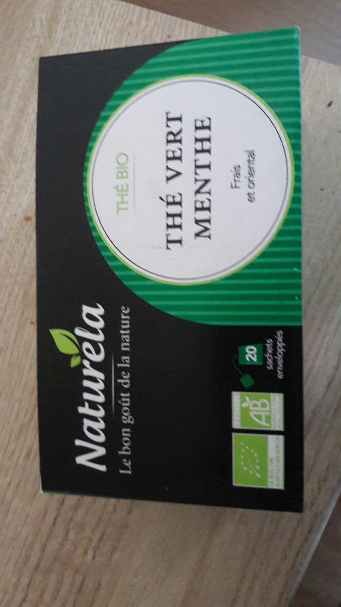Lizis Thé vert bio menthe packshot