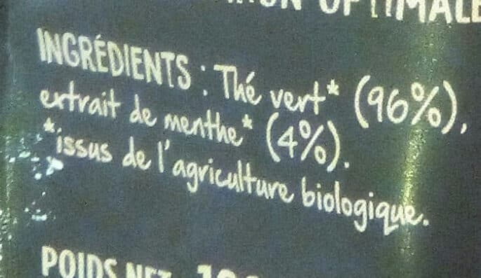 Naturela Naturela the vert bio menthe marocaine packshot