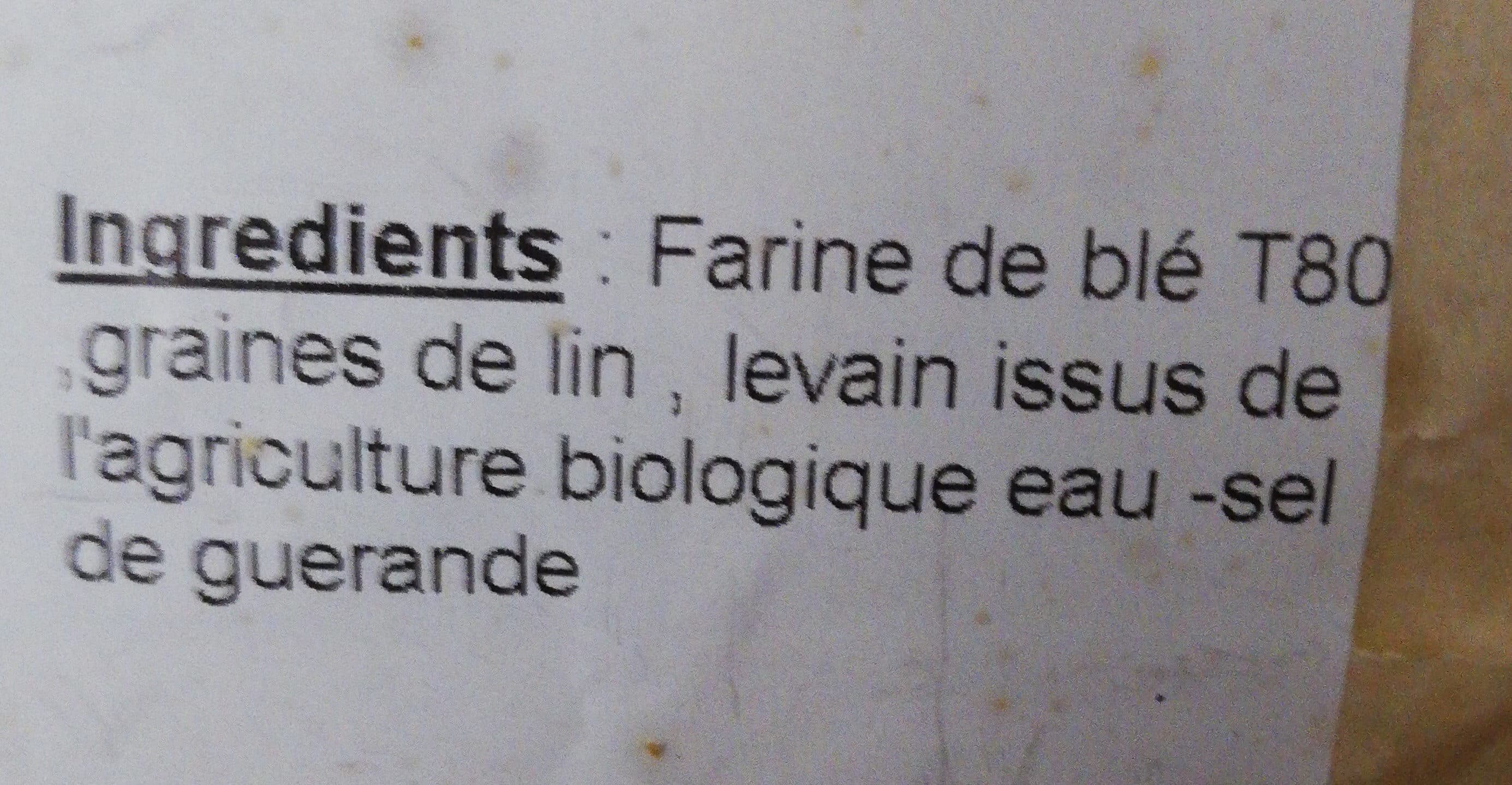Le fournil du luat pain au lin packshot
