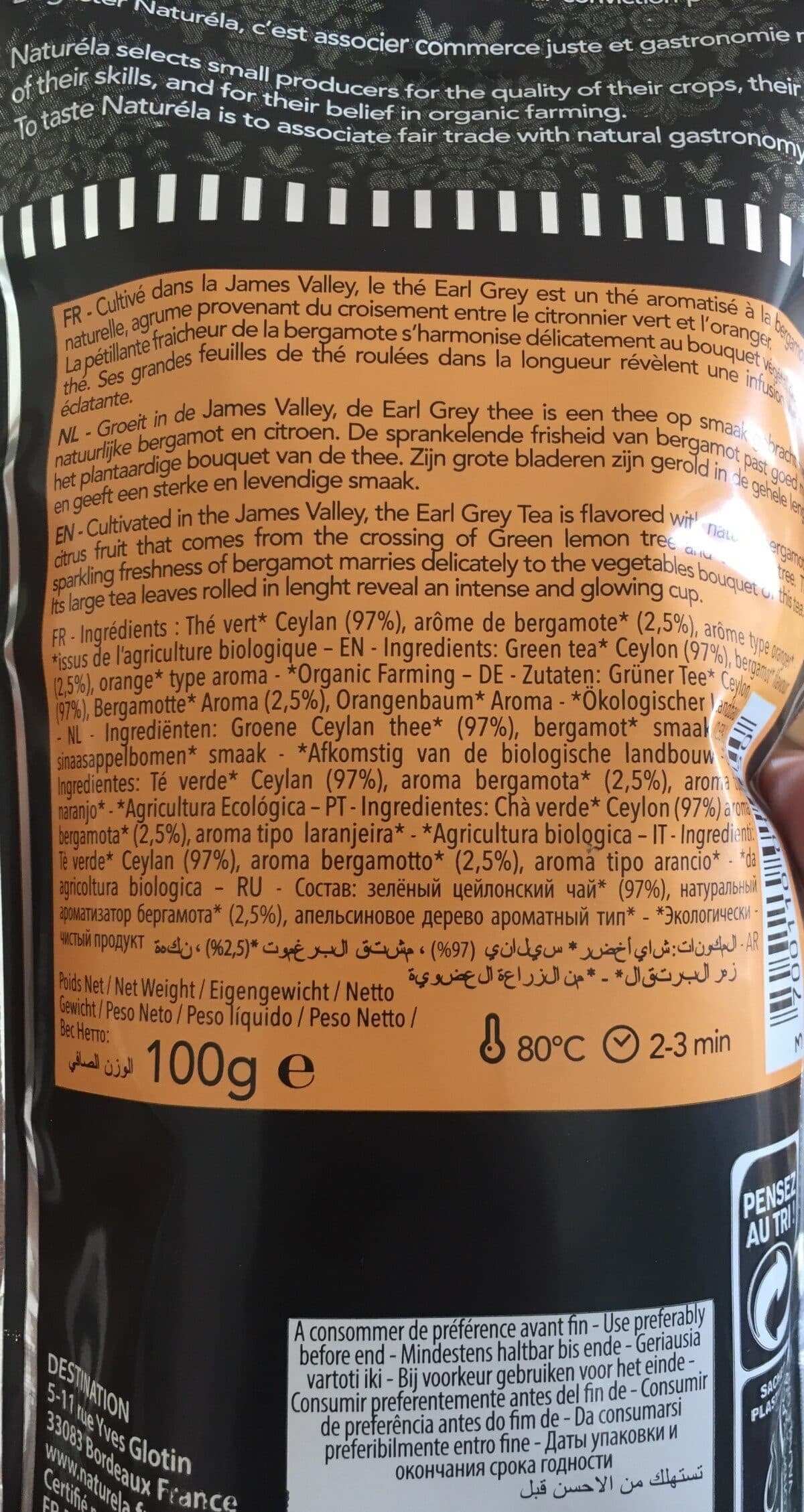 naturela Earl grey packshot